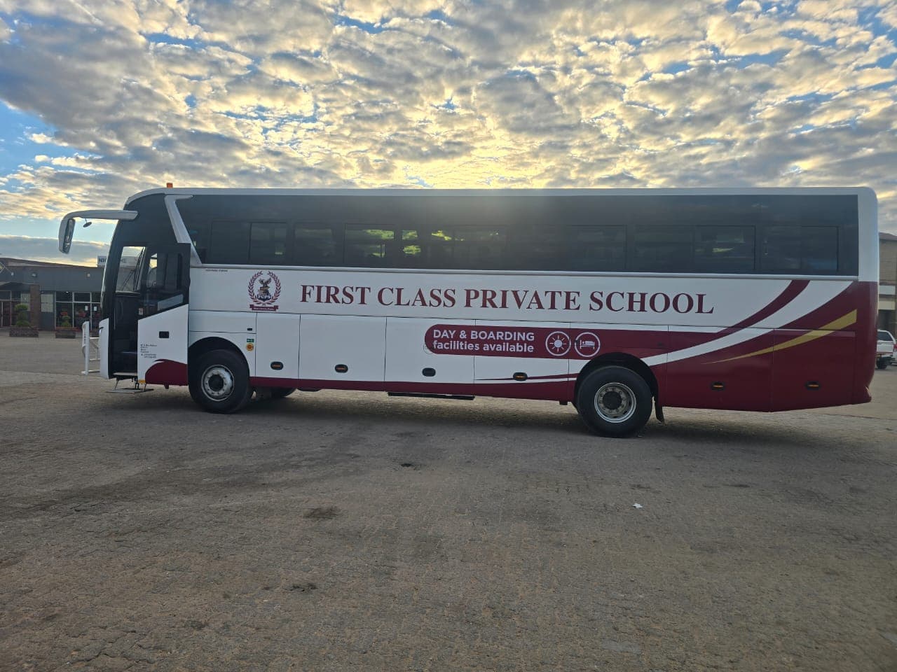 FCPS school bus — different angle